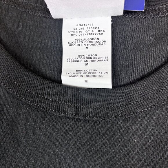 Champion Mens Black T-Shirt  Medium Heritage Heavyweight Fabric - Picture 9 of 10